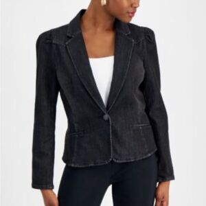 INC International Concepts Black Blazer